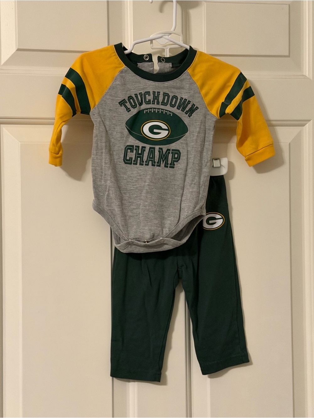 NFL Green Bay Packers Kids Two-Piece Set - Gray/Green/Gold